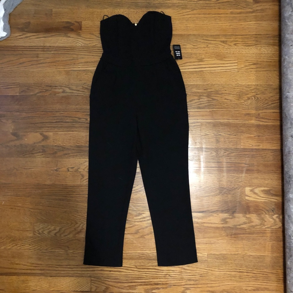 NWT Express Strapless Jumpsuit